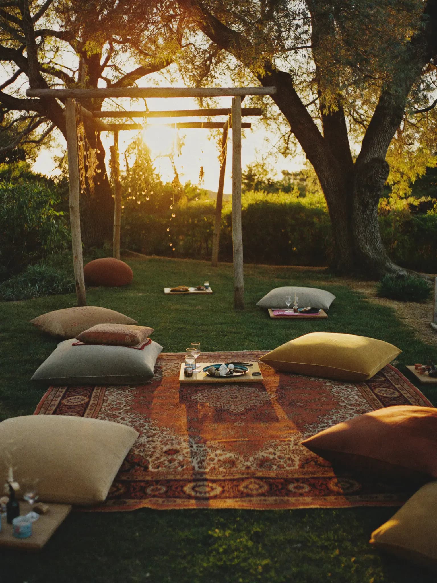 Picnic al tramonto